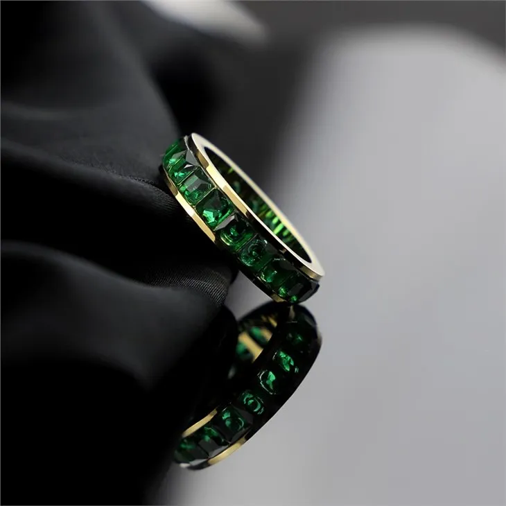 Emerald band ring 03 Emerald band ring 03