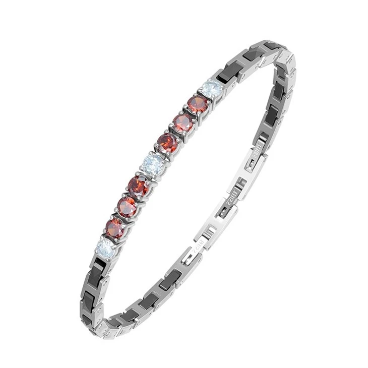 316L Stainless Steel Ceramic Link Tennis Zircon Bracelet – Wholesale & Customizable suppliers 316L Stainless Steel Ceramic Link Tennis Zircon Bracelet – Wholesale & Customizable suppliers