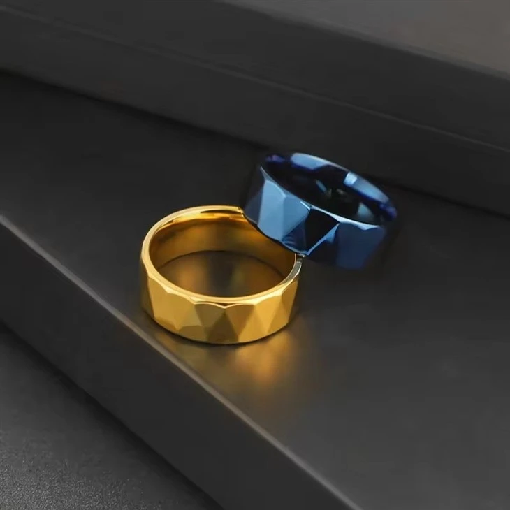 Custom Gold Plated Mens Rings Stainless Steel Jewelry Fashion Jewelry Rings Custom Gold Plated Mens Rings Stainless Steel Jewelry Fashion Jewelry Rings